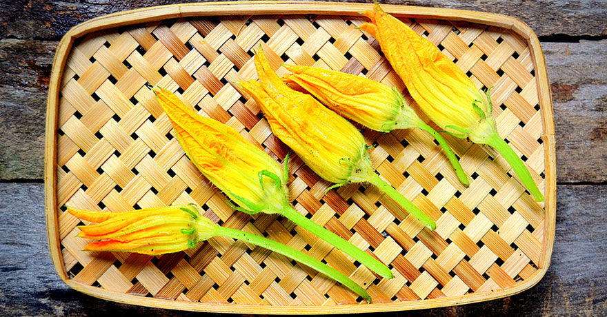 Stuffed Squash Blossoms – Alaya Naturals