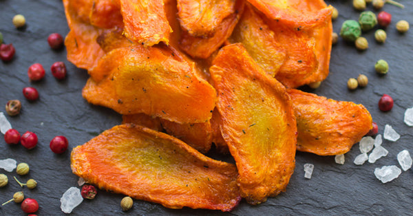Sweet OR Spicy Carrot Chips - Alaya Naturals