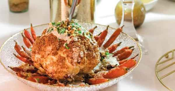 Roasted Crusted Cauliflower - Vegan - Alaya Naturals