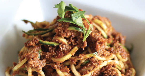 Veggie Bolognese with Zoodles - Alaya Naturals
