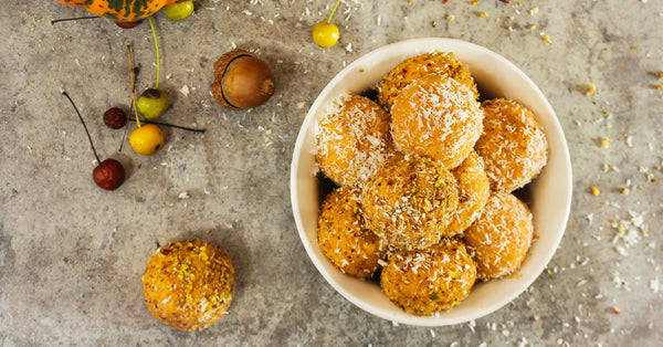 No-Bake Pumpkin Protein Bites - Alaya Naturals