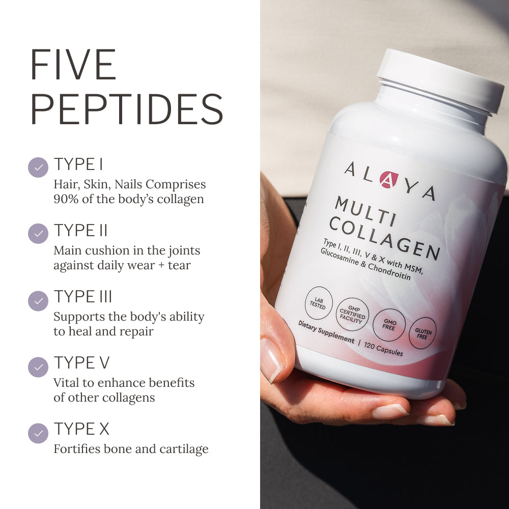 Multi Collagen Capsules | Alaya Naturals