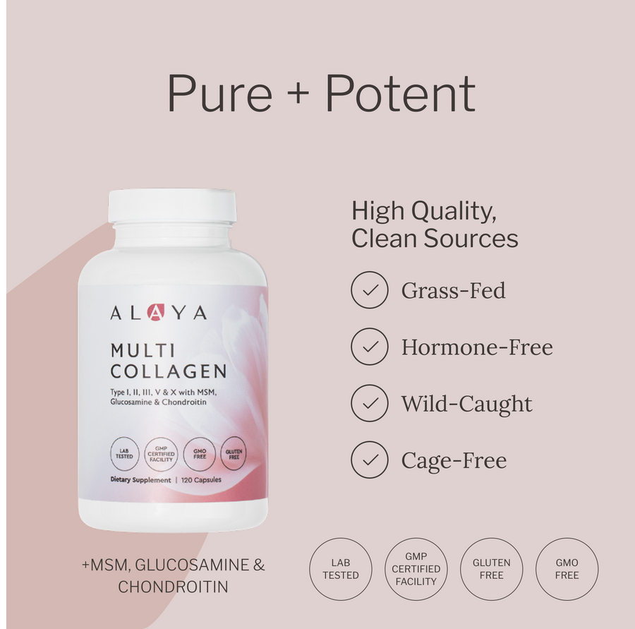 Multi Collagen Capsules – Alaya Naturals