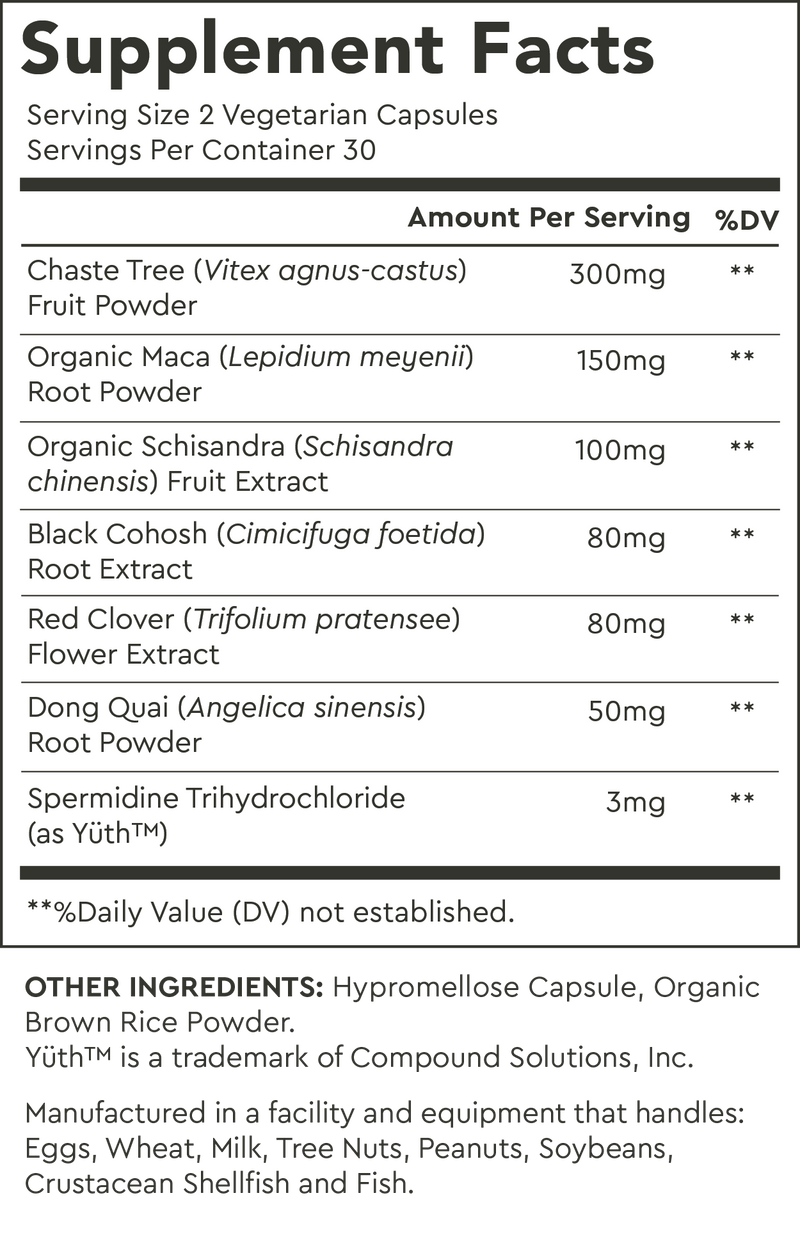 Supplement Facts for Default Title